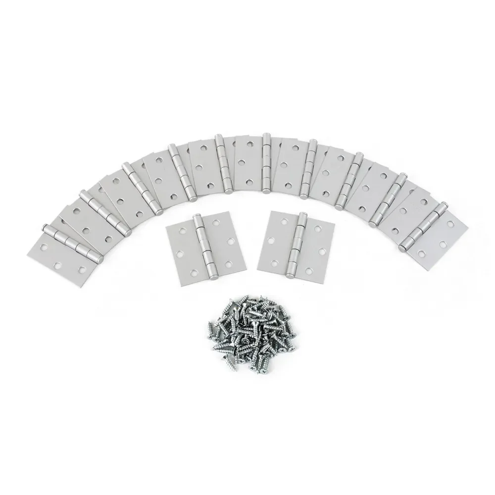 Bisagra capuchina aluminizada 3" x 3" Glami x Caja 12 Unid