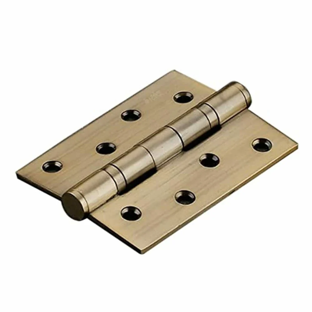 Bisagra capuchina con rodamiento bronce antiguo 3-1/2"x3-1/2"