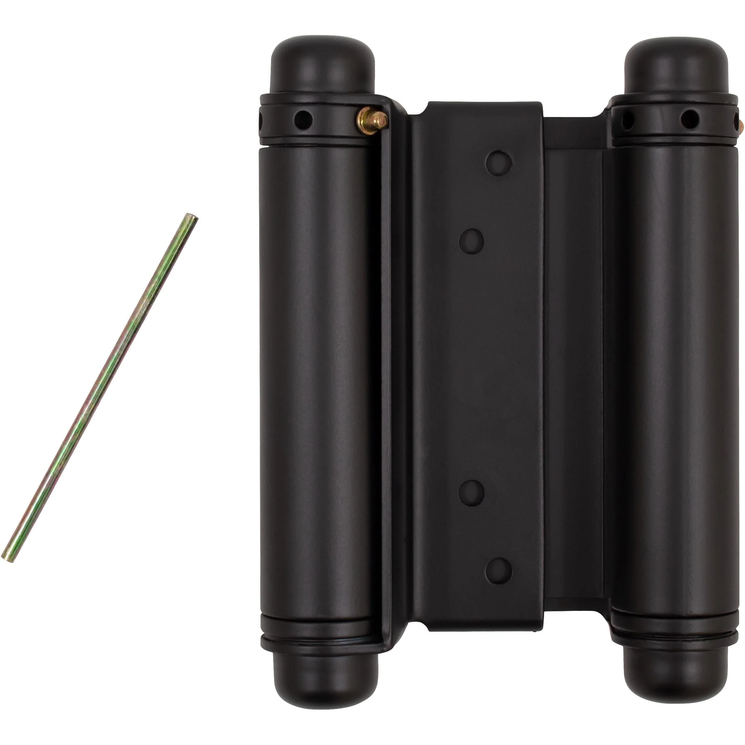 Bisagra doble accion negro 4"