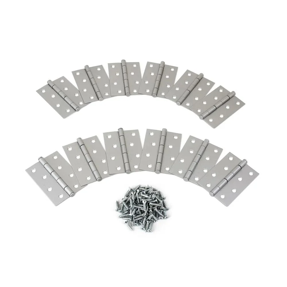 Bisagra fija aluminizada 1" Glami x Caja 24 Unid