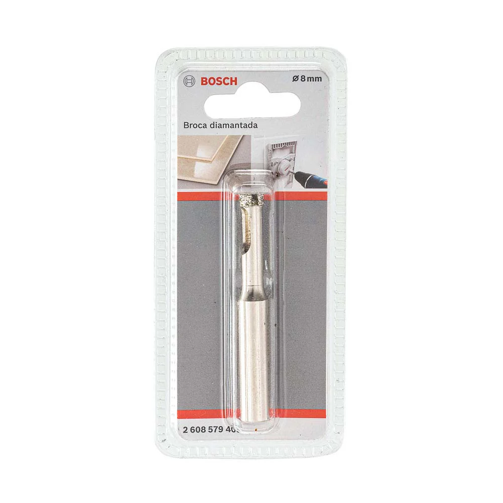 Broca diamantada 8mm Bosch