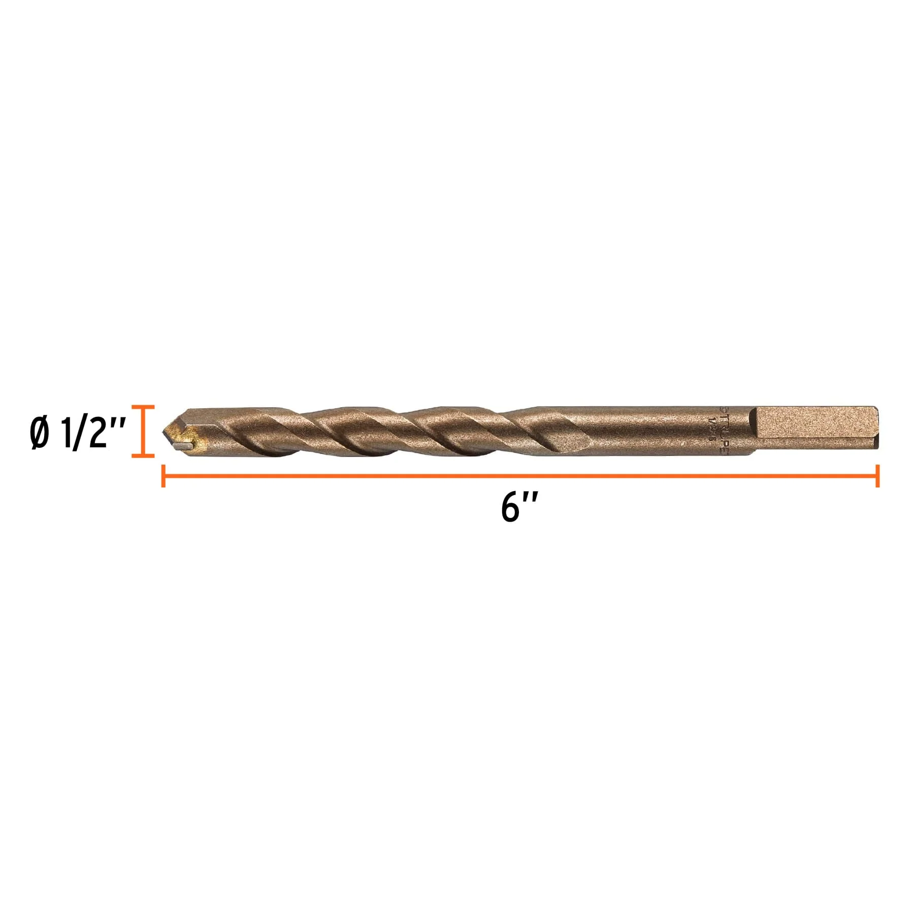Broca para concreto 1/2"x6" Truper
