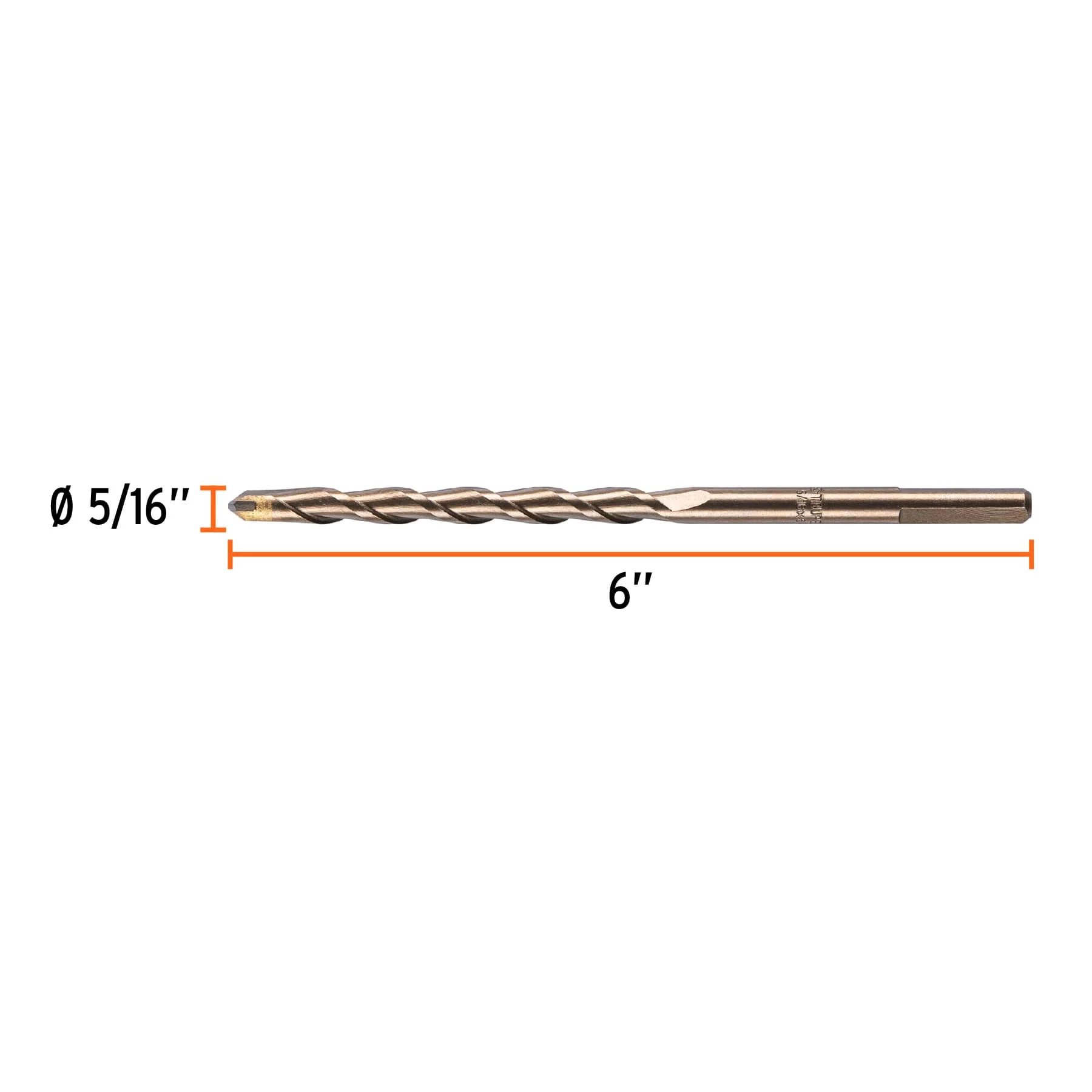 Broca para concreto 5/16"x6" Truper