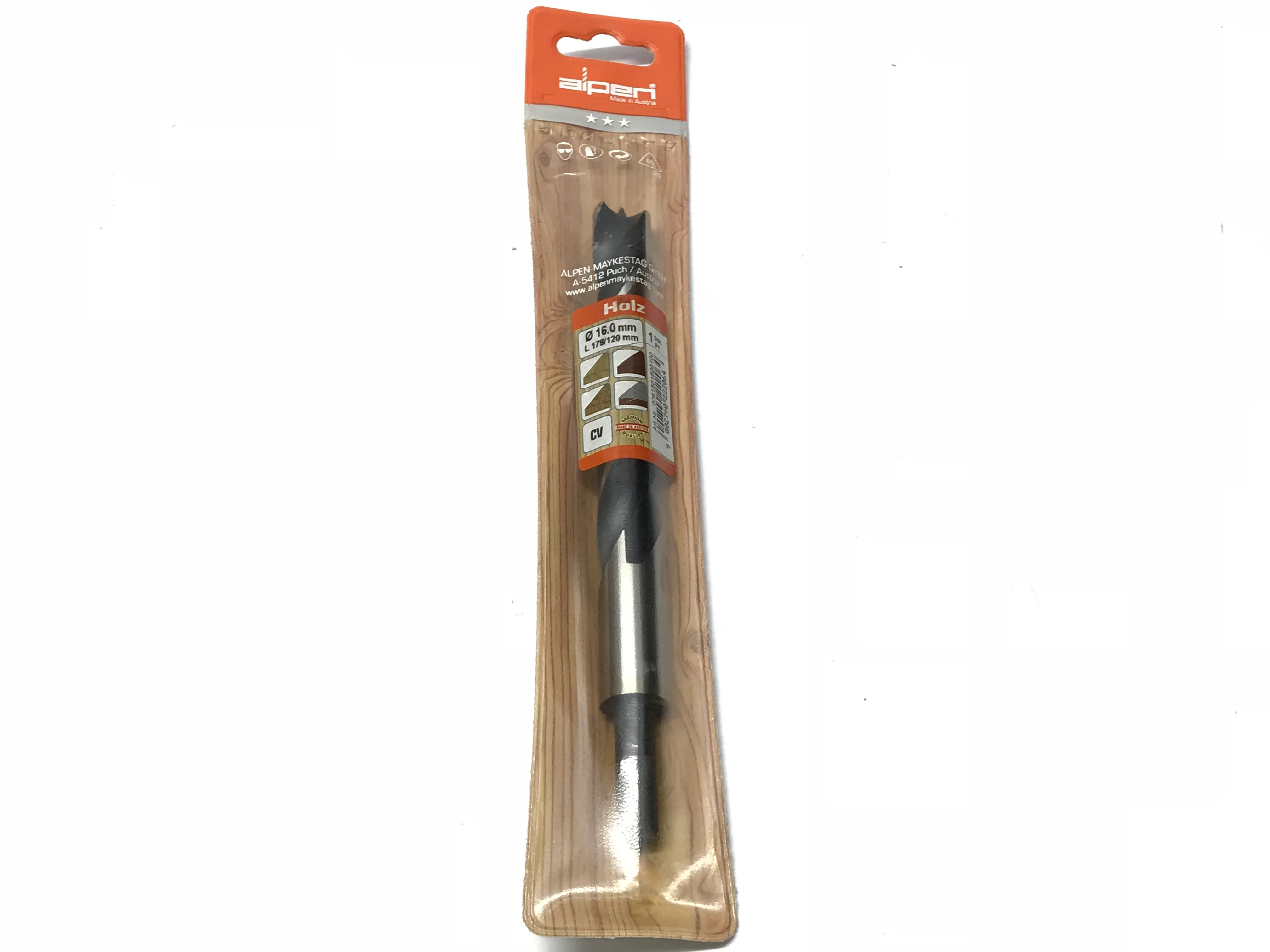 Broca para madera 16 mm Alpen