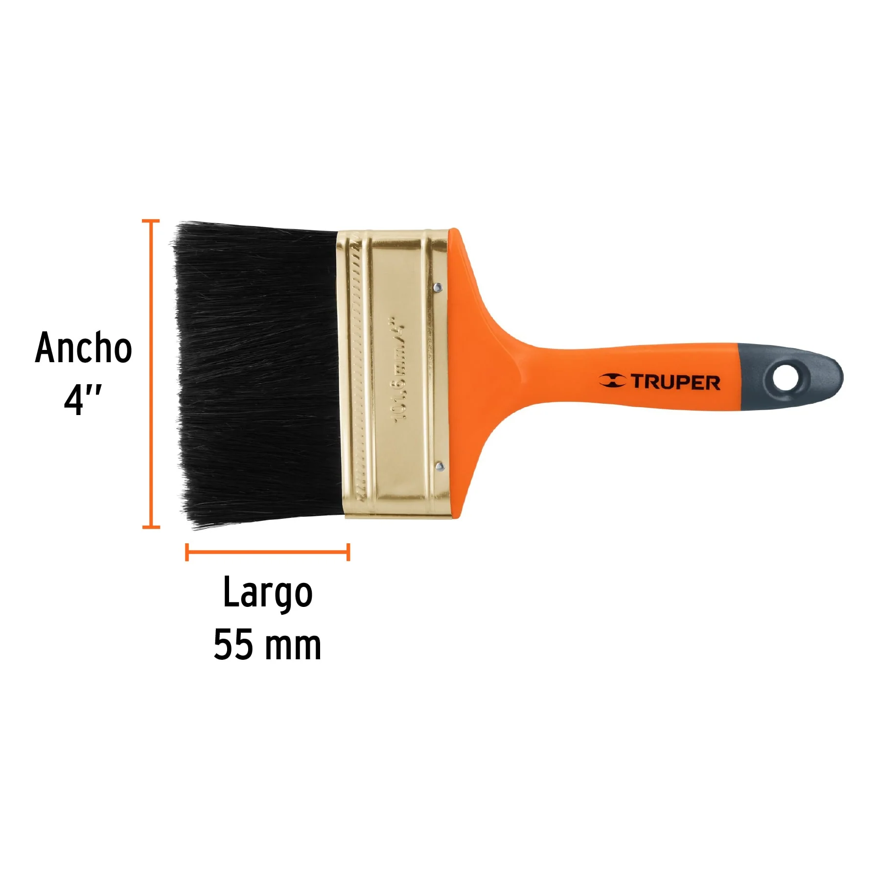 Brocha de pintura 4" Truper