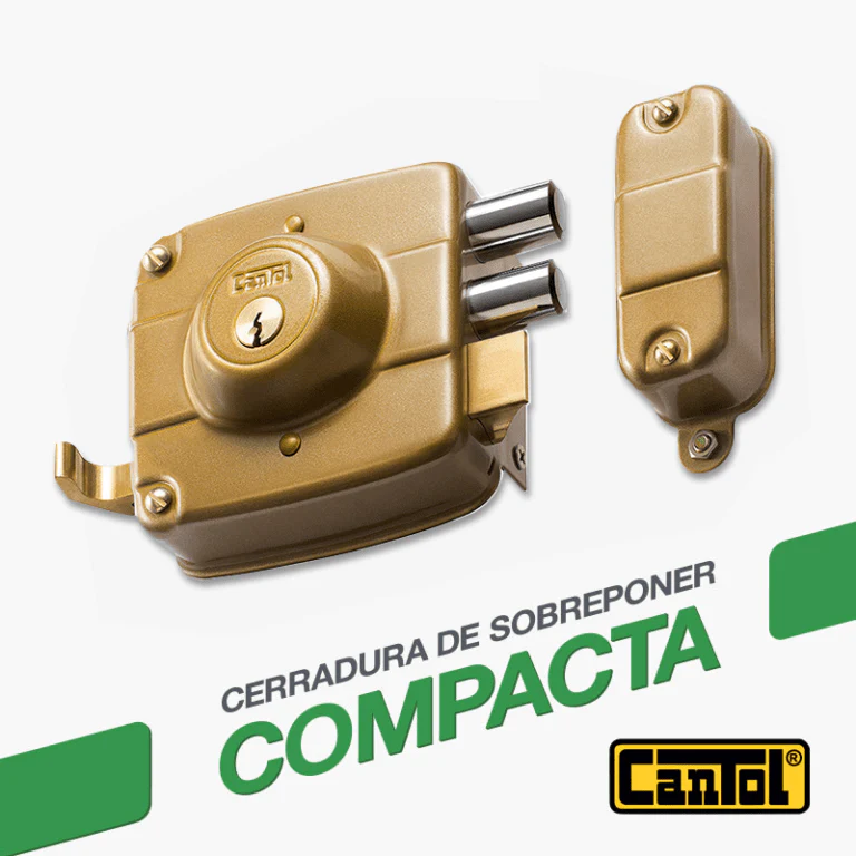 Cerradura de sobreponer compacta 120 Cantol