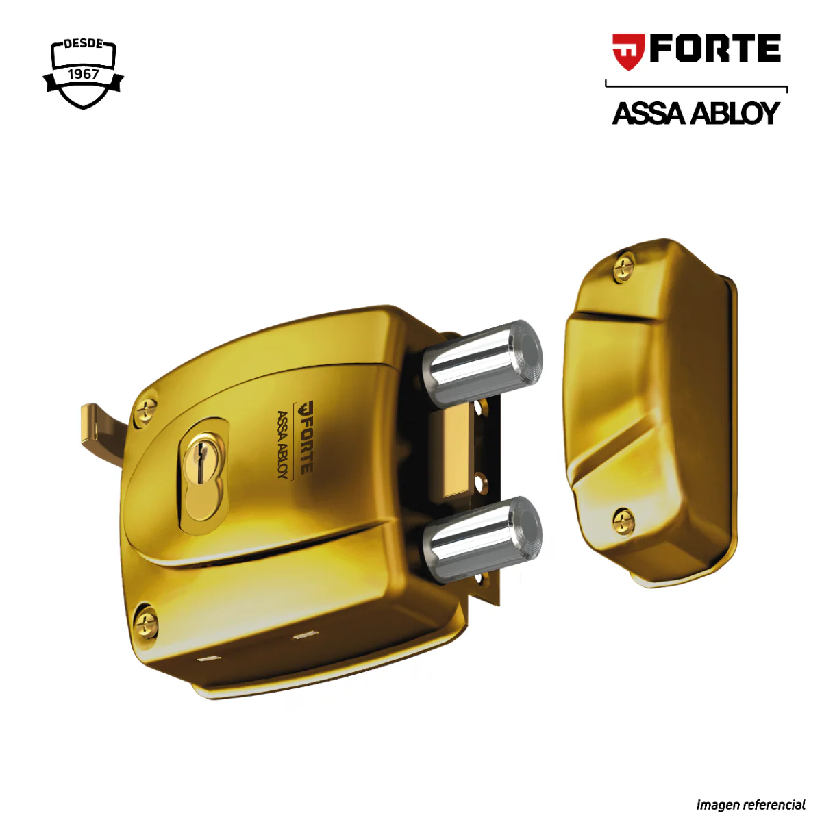 Cerradura de sobreponer bunker 240 Forte