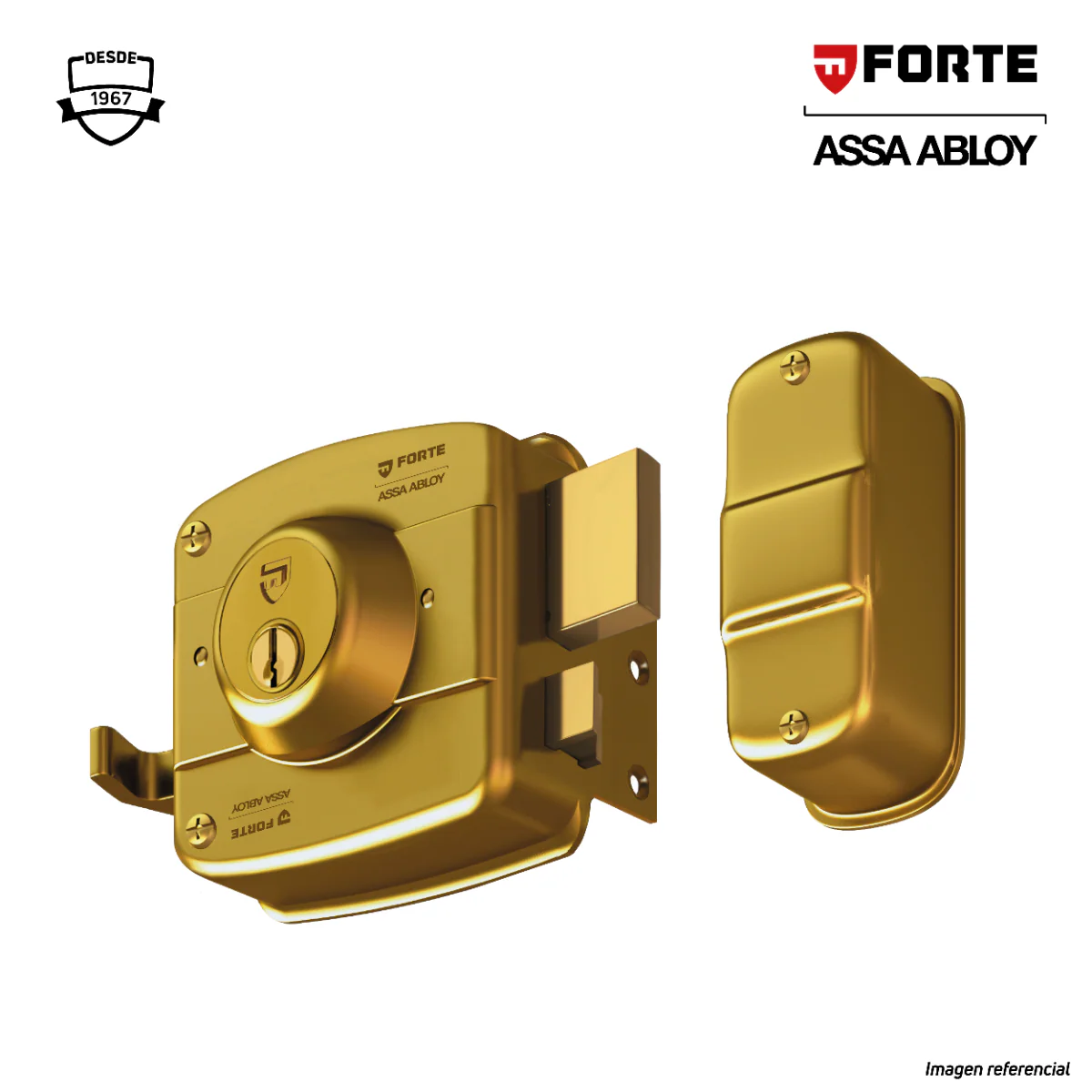 Cerradura de sobreponer clasica 220 Forte