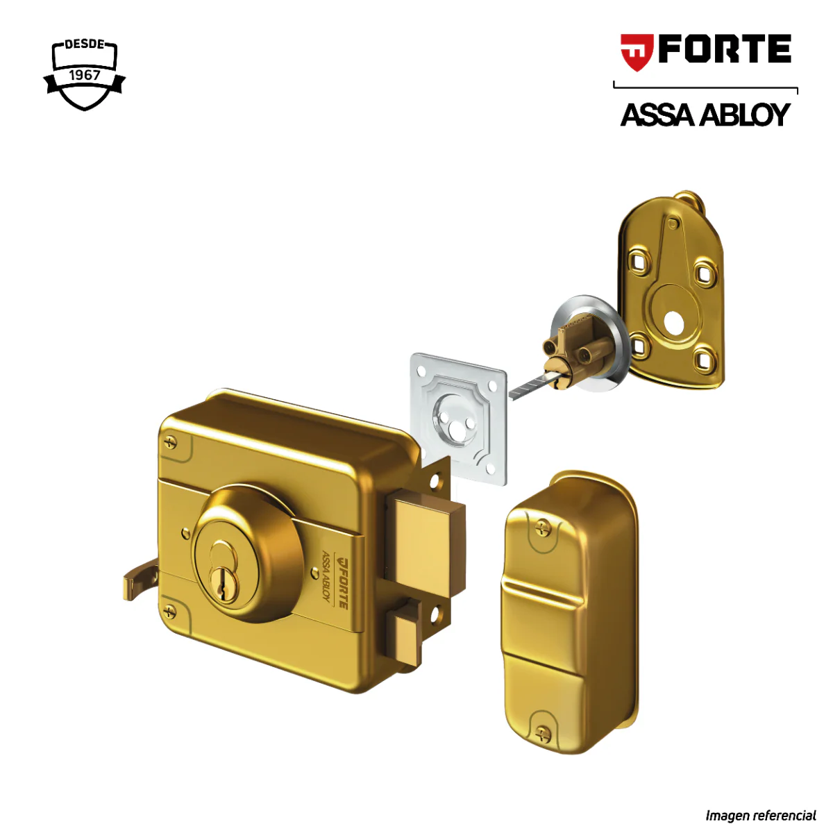 Cerradura de sobreponer clasica 226 Forte - Image 2