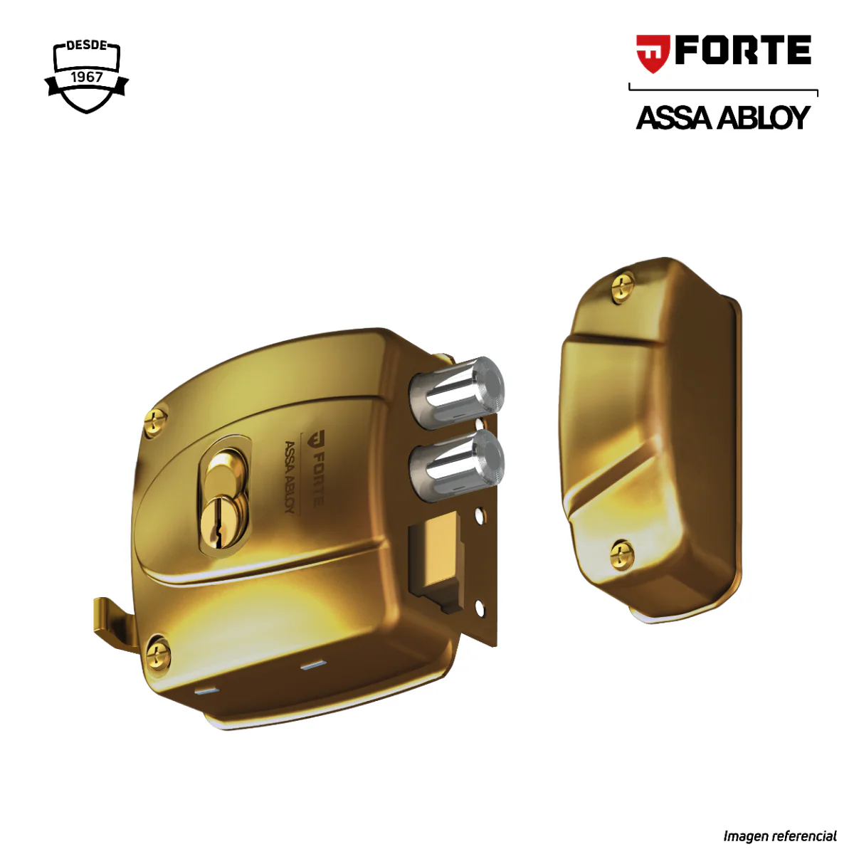 Cerradura de sobreponer bunker 230 Forte