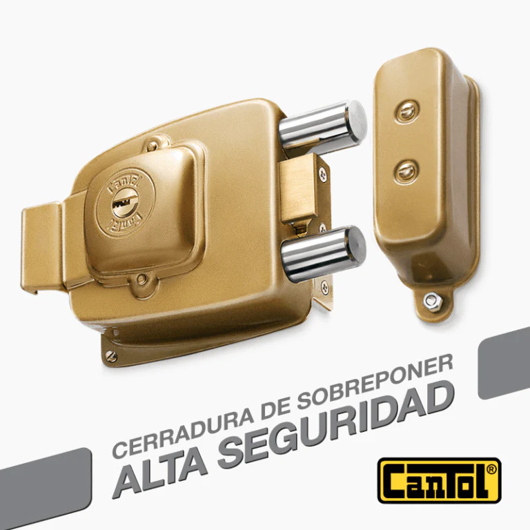 Cerradura de sobreponer alta seguridad 1100 Cantol
