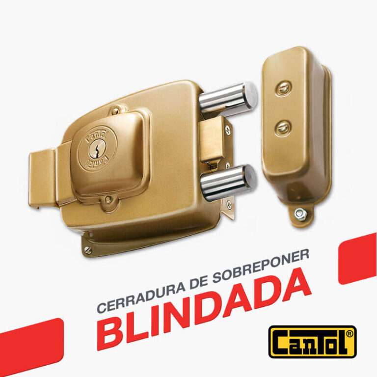 Cerradura de sobreponer maxima 1000 Cantol