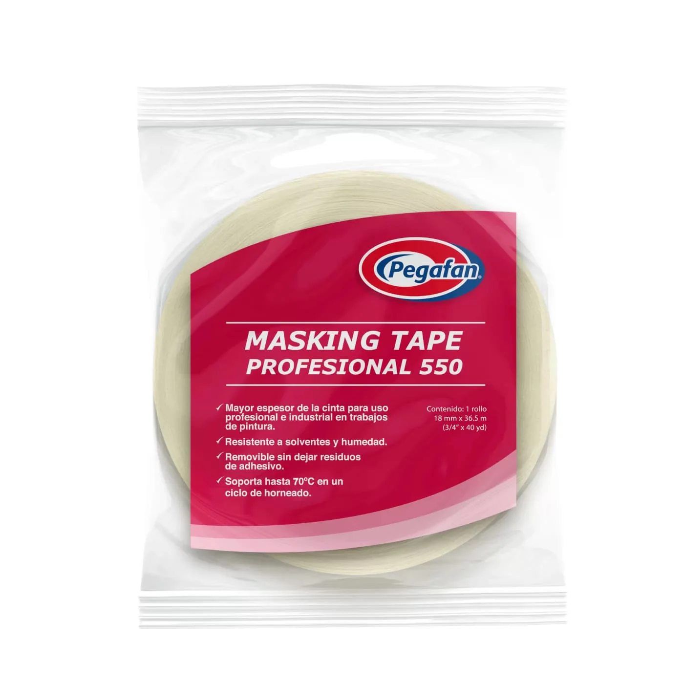 Cinta masking tape 3/4" Pegafan