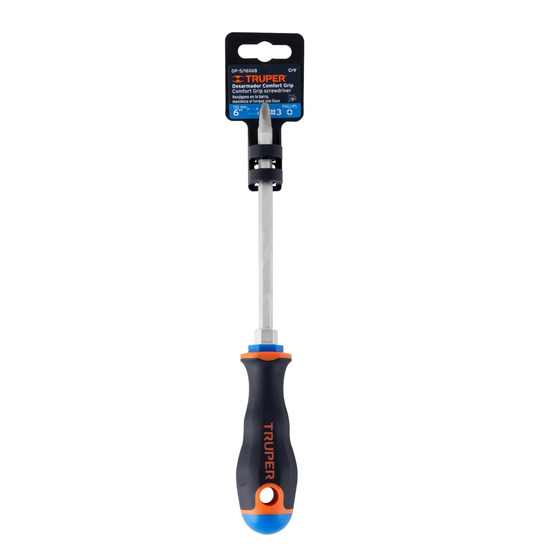 Desarmador estrella 5/16"x6" Truper