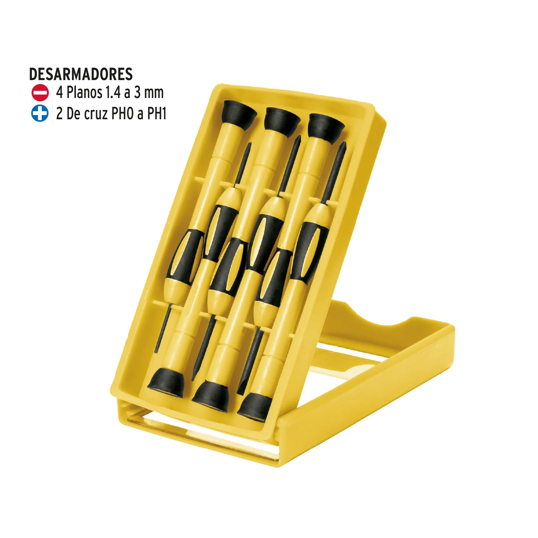Destornillador de precision 6 piezas Pretul