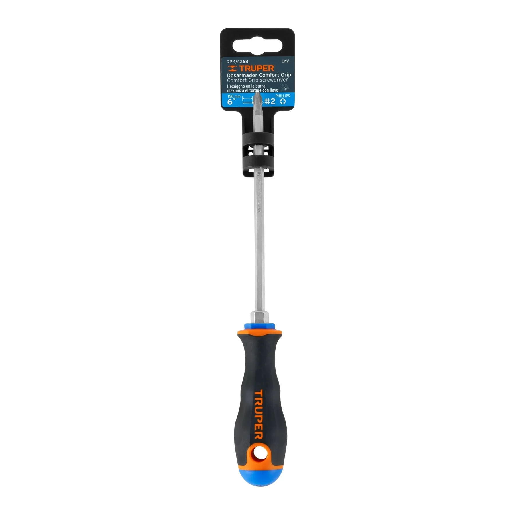 Destornillador estrella 1/4"x6" Truper