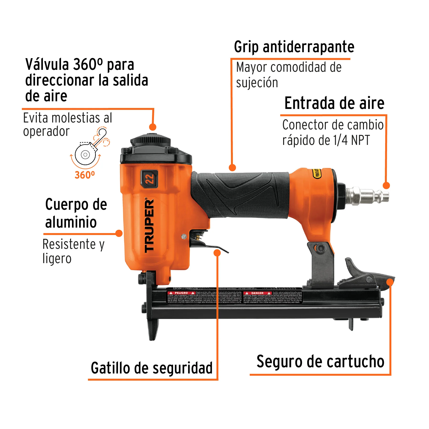 Engrapadora neumatica Truper - Image 2