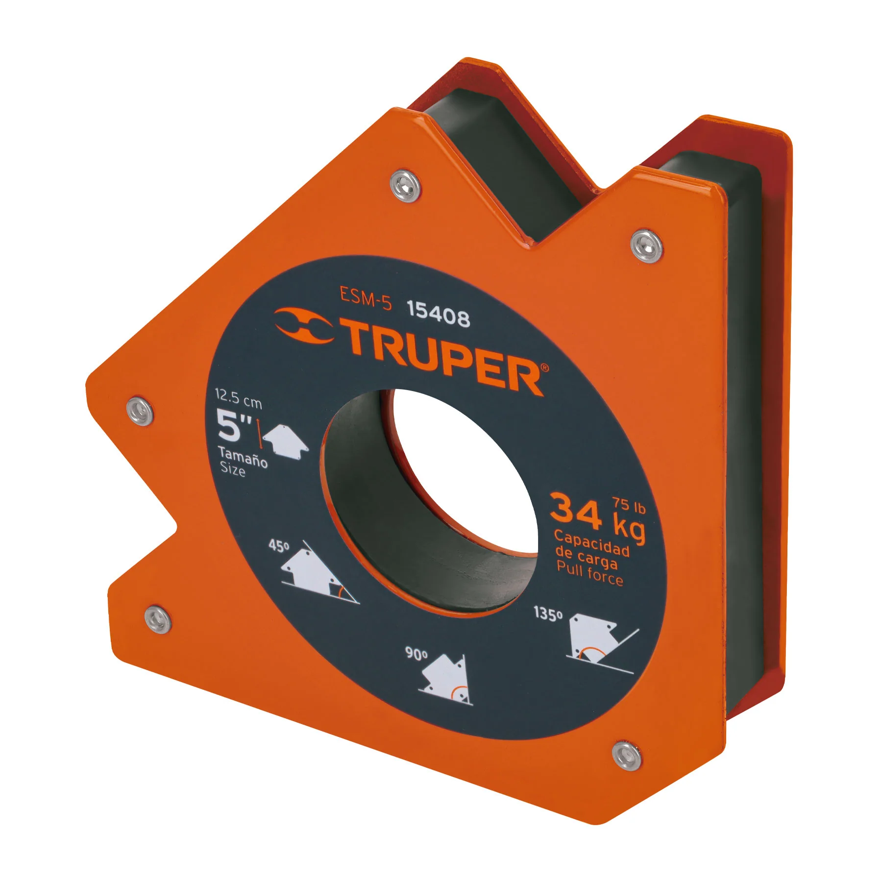 Escuadra magnetica 5" Truper