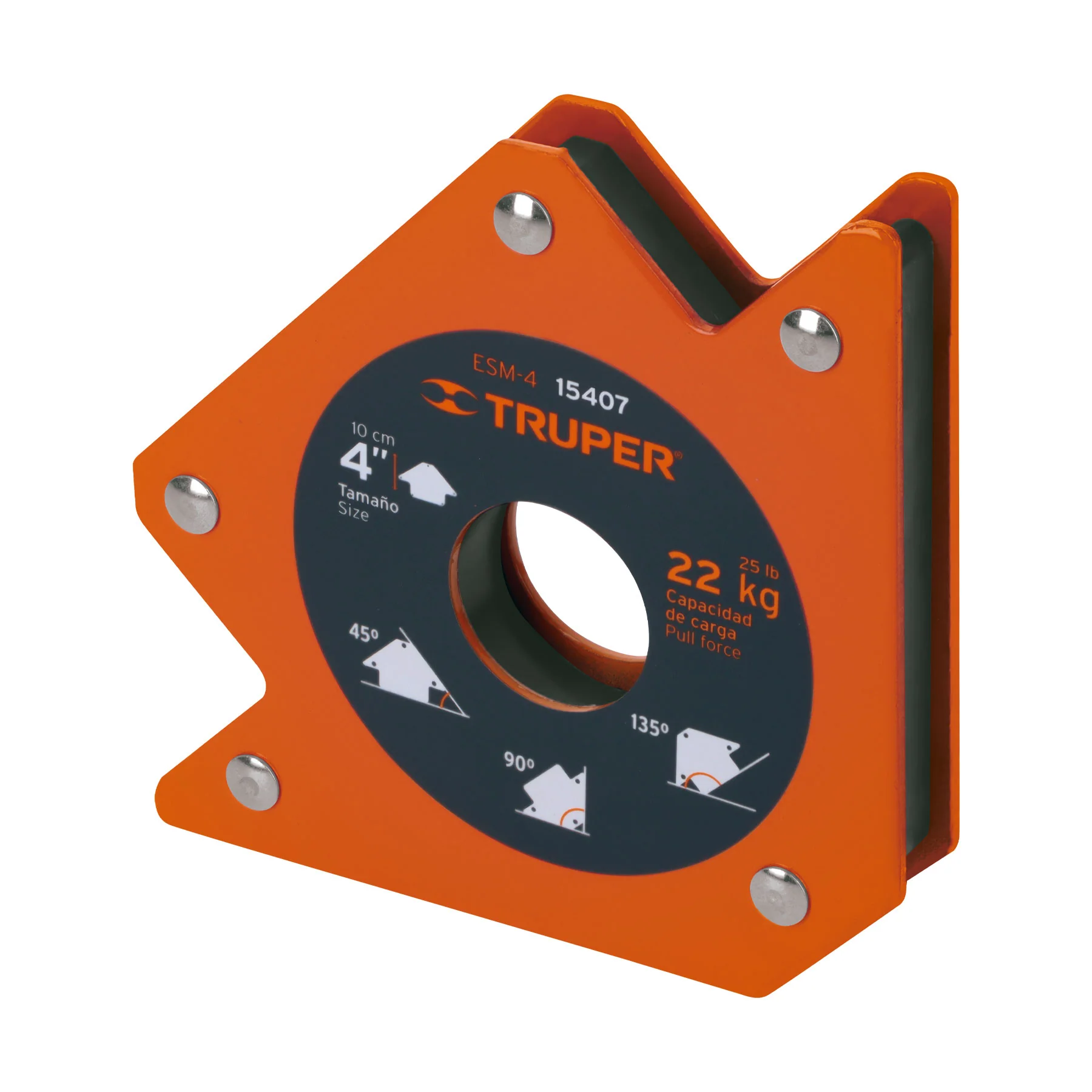 Escuadra magnetica 4" Truper