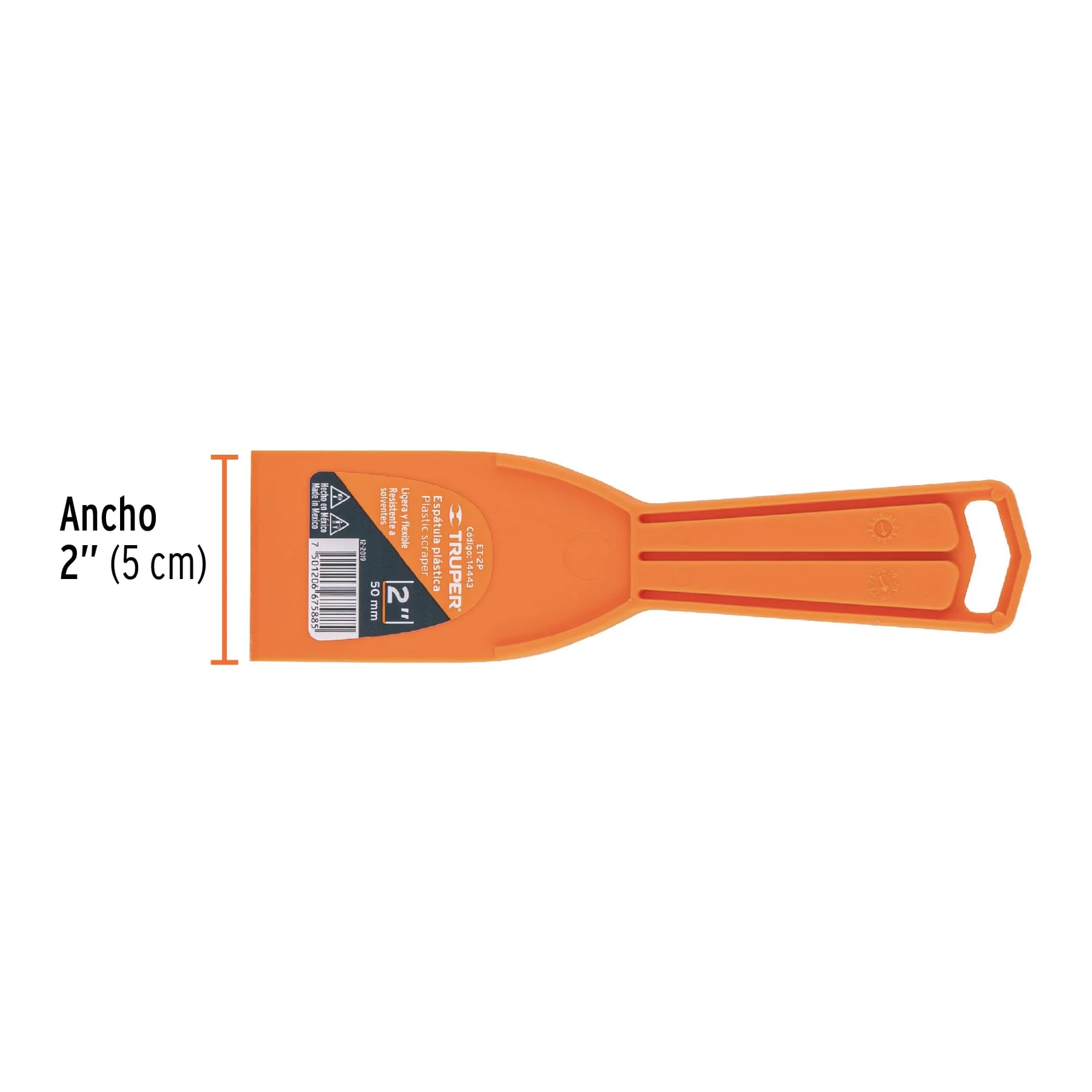 Espatula de plastico 2" Truper