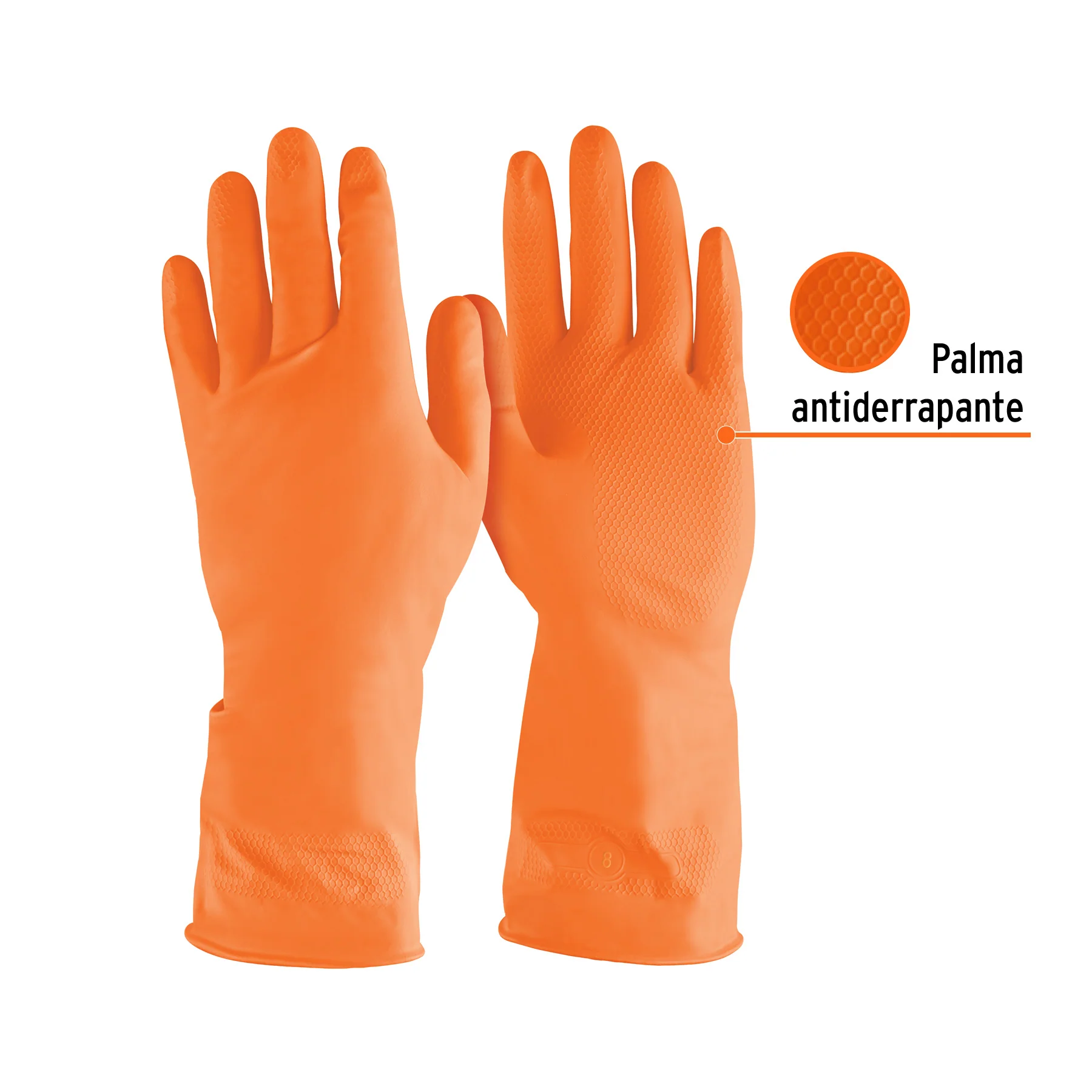 Guante de latex talla M Truper