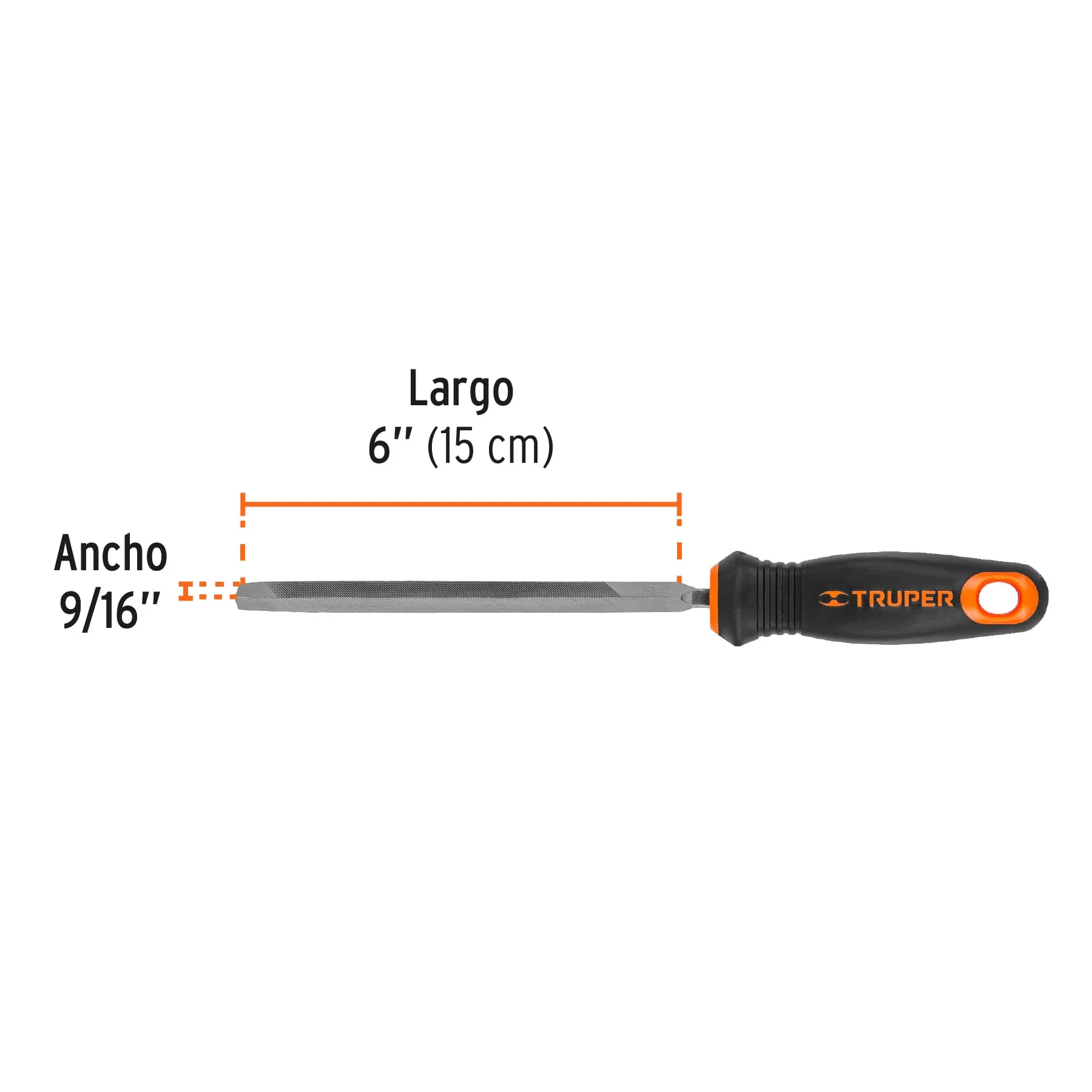 Lima triangular 6" Truper