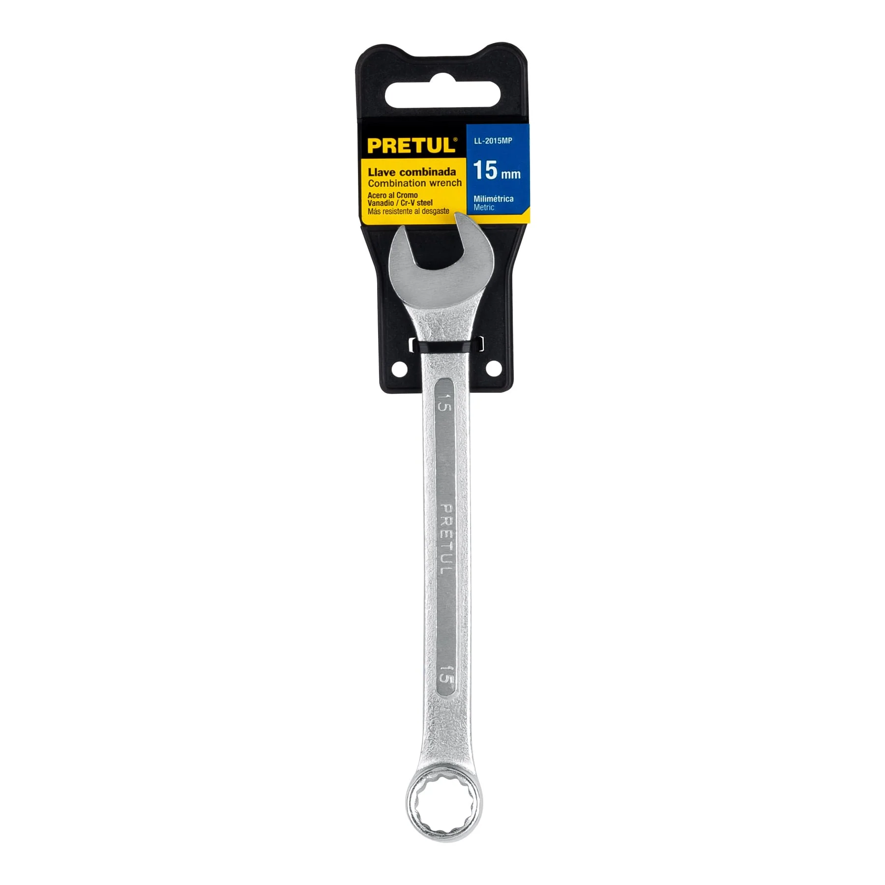 Llave mixta 15 mm Pretul