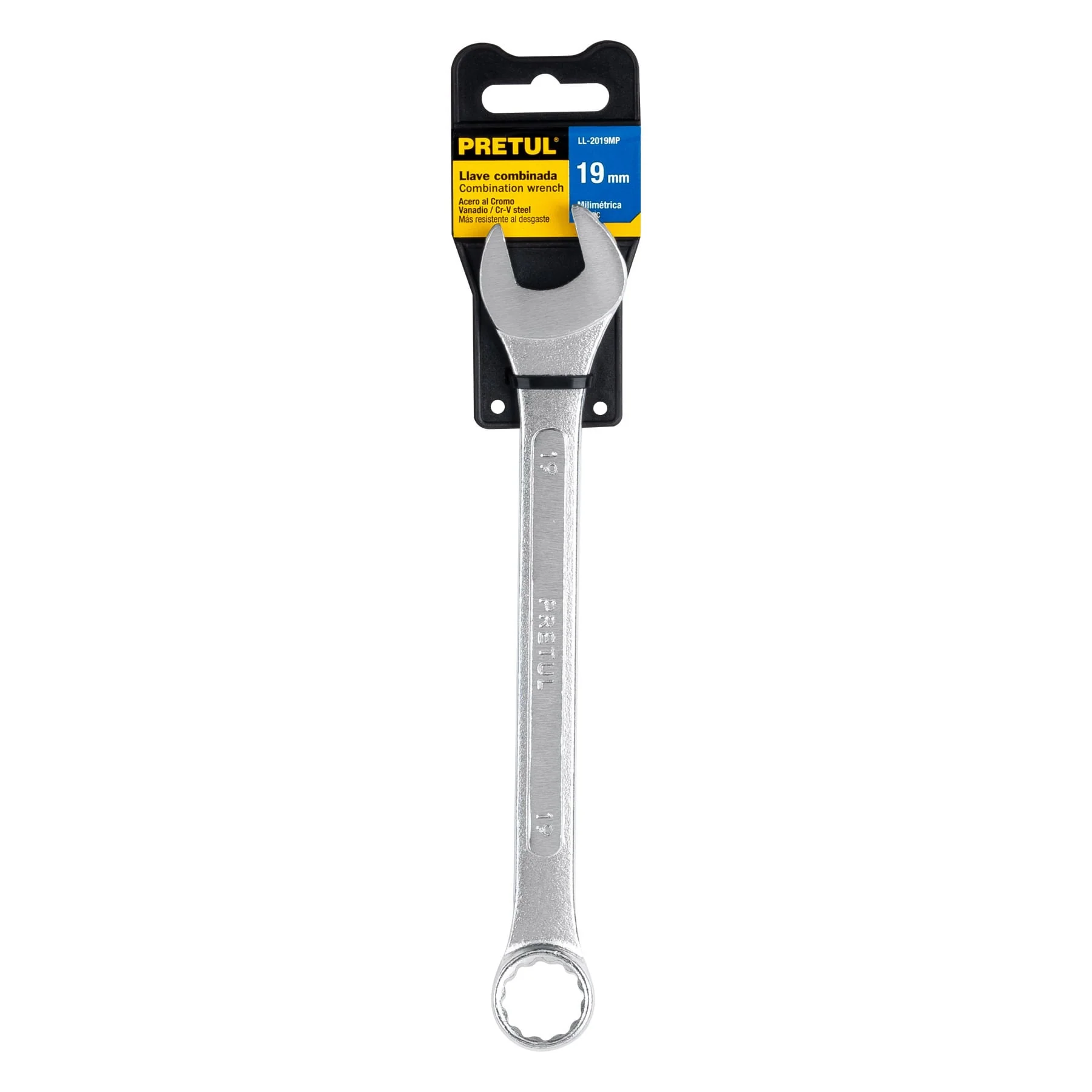 Llave mixta 19 mm Pretul