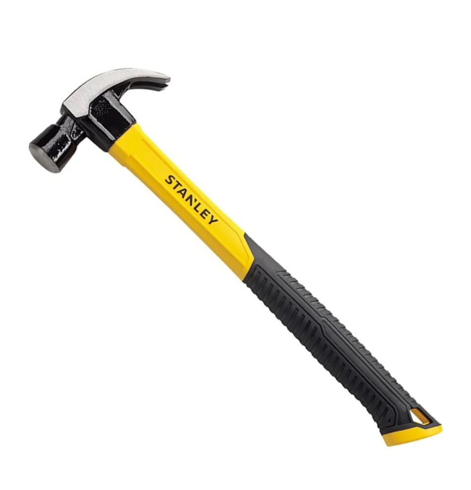 Martillo m/fibra de vidrio 16 oz Stanley