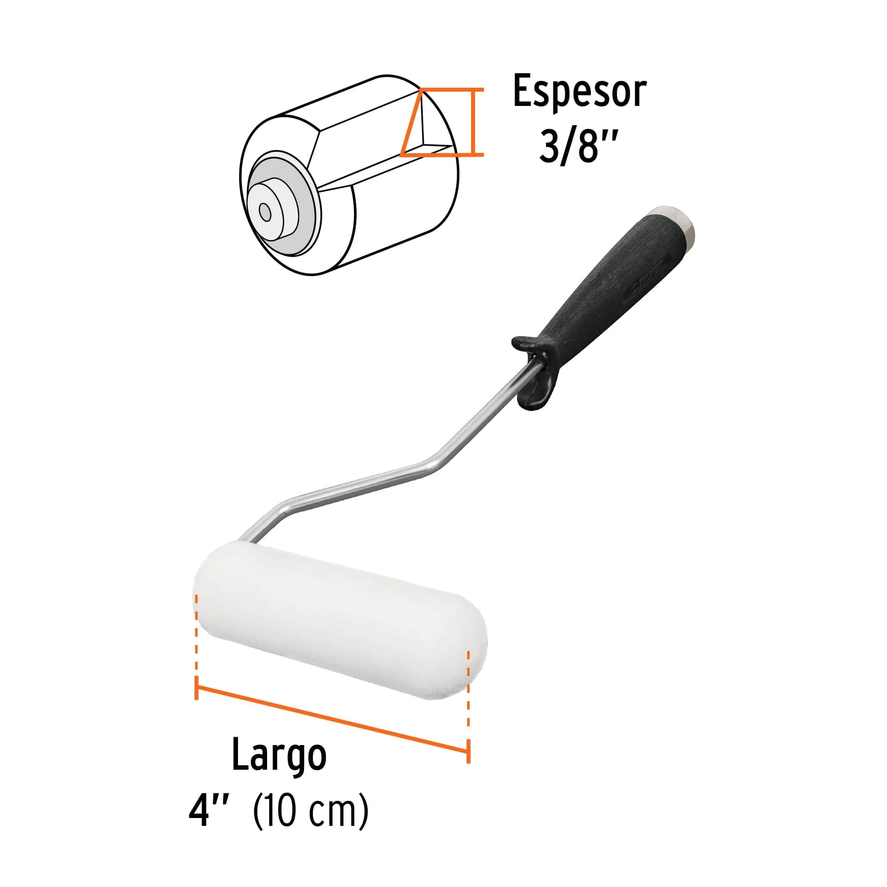 Mini rodillo de esponja 4 Truper - Image 3
