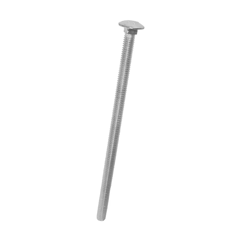 Perno cabeza coche + tuerca + arandela 1/4x4.5" x unidad