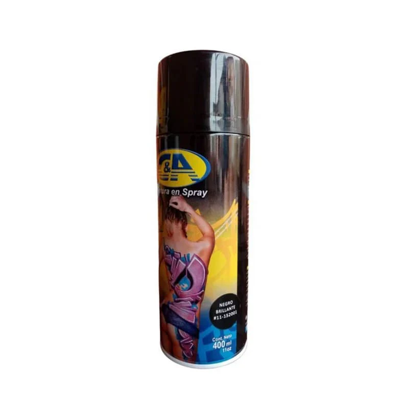 Pintura en aerosol Negro C&A
