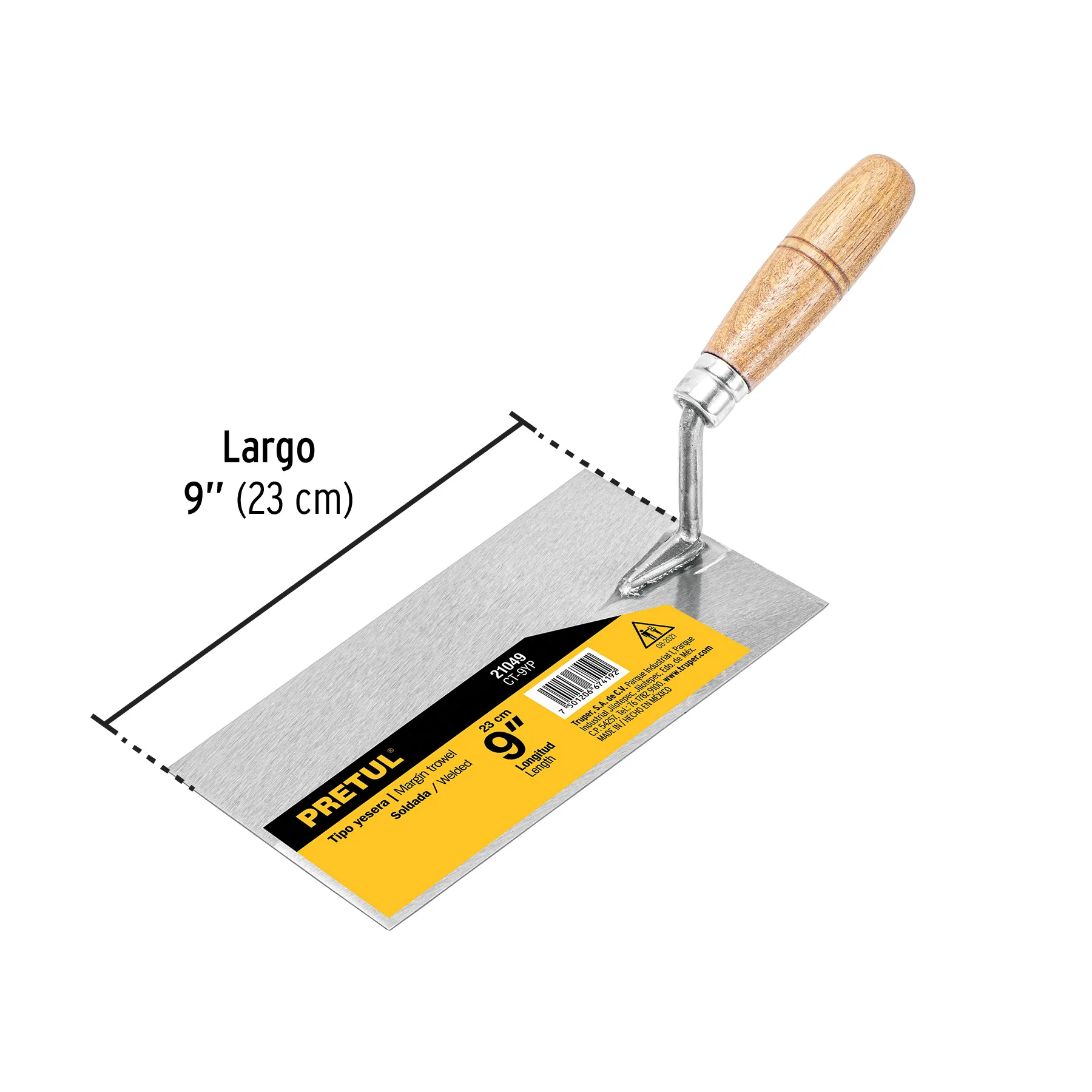 Plancha de batir 9" Pretul