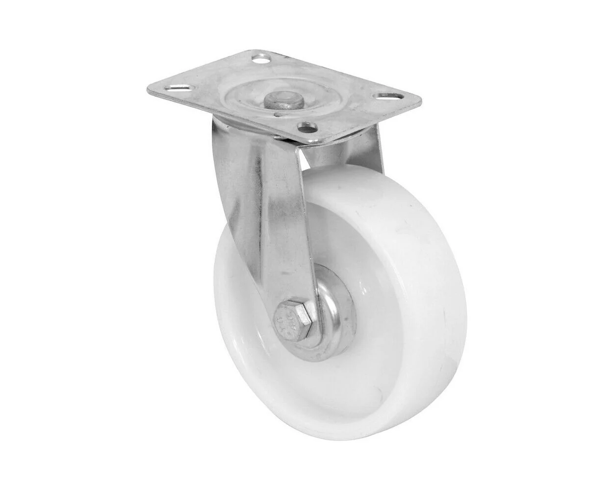 Rueda para mueble blanca 3" SRC