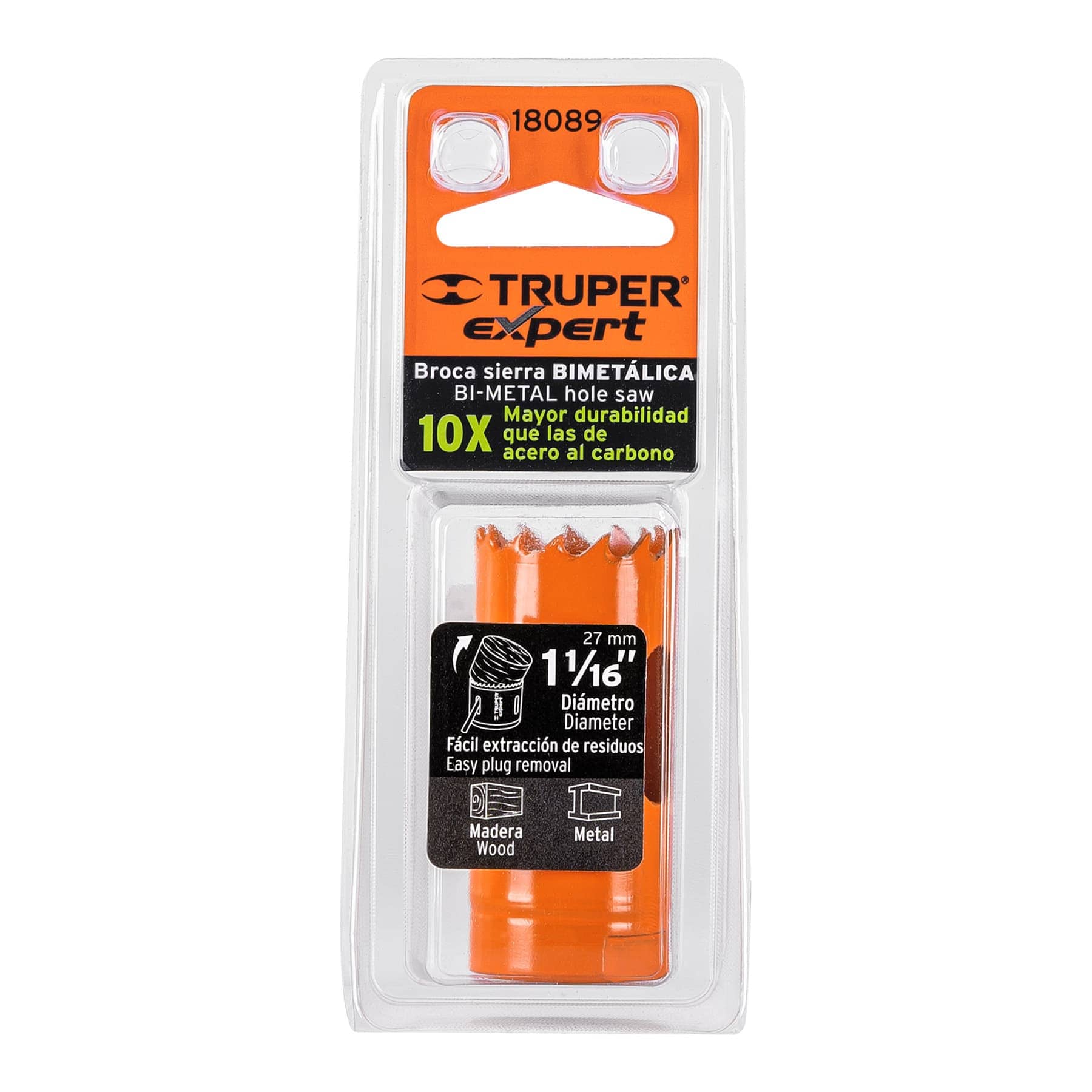 Sierra copa para metal 1-1/16" Truper