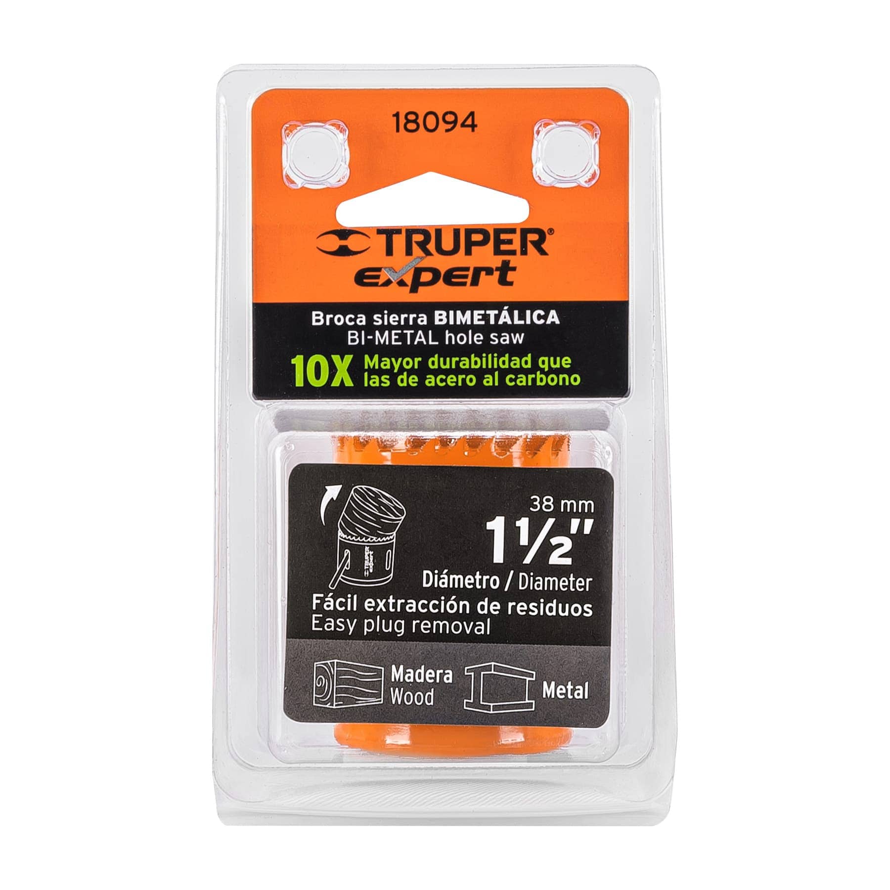 Sierra copa para metal 1-1/2" Truper
