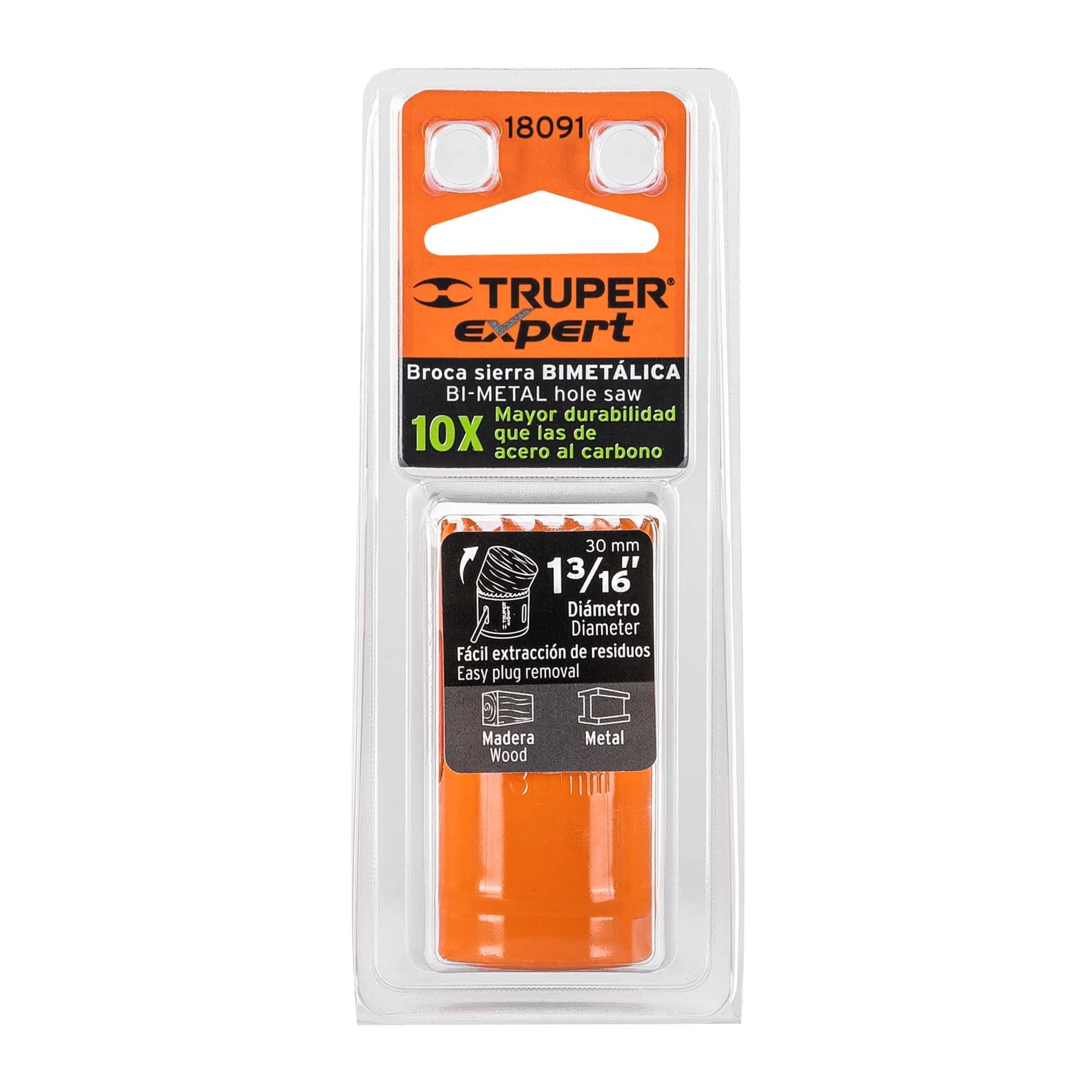 Sierra copa para metal 1-3/16" Truper