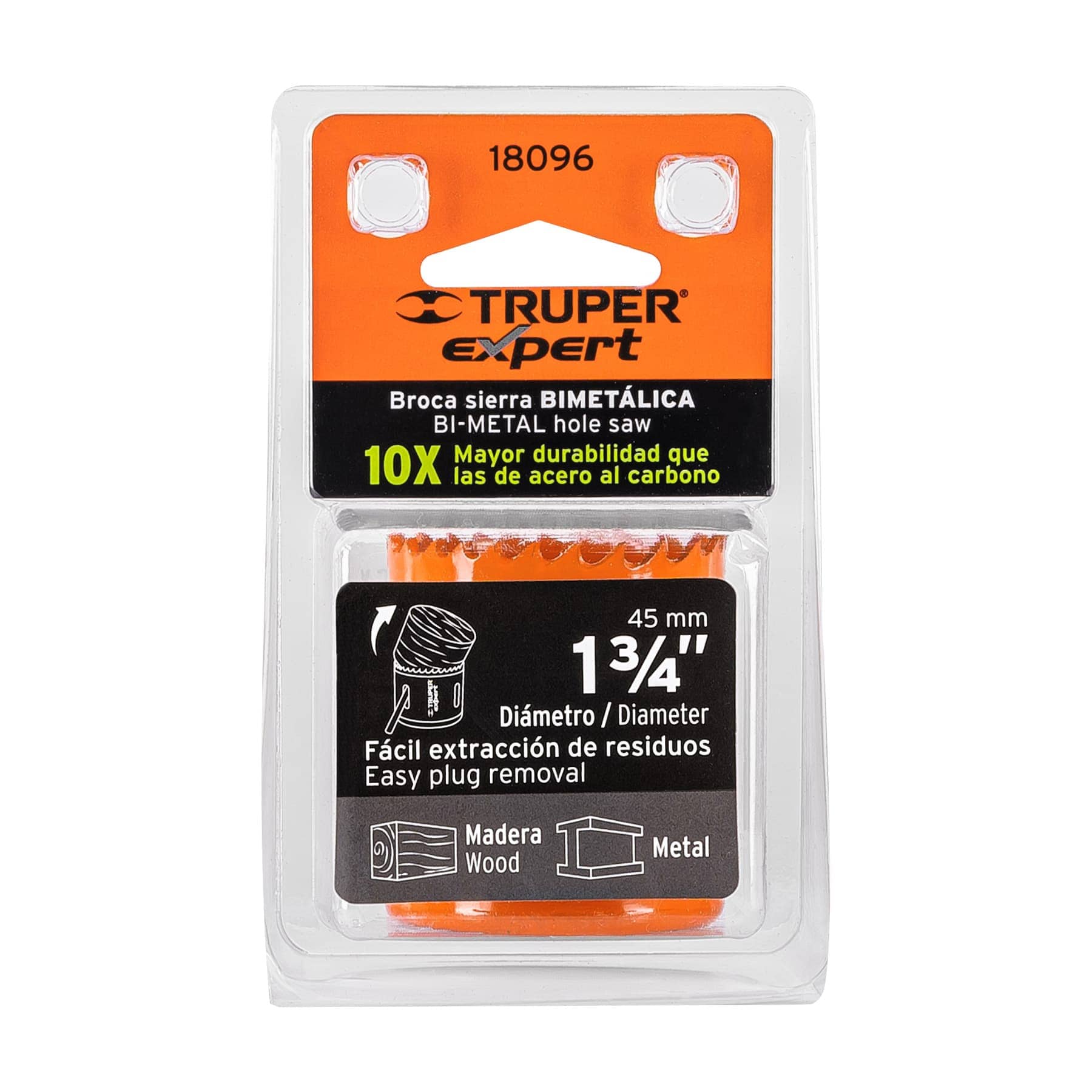 Sierra copa para metal 1-3/4" Truper