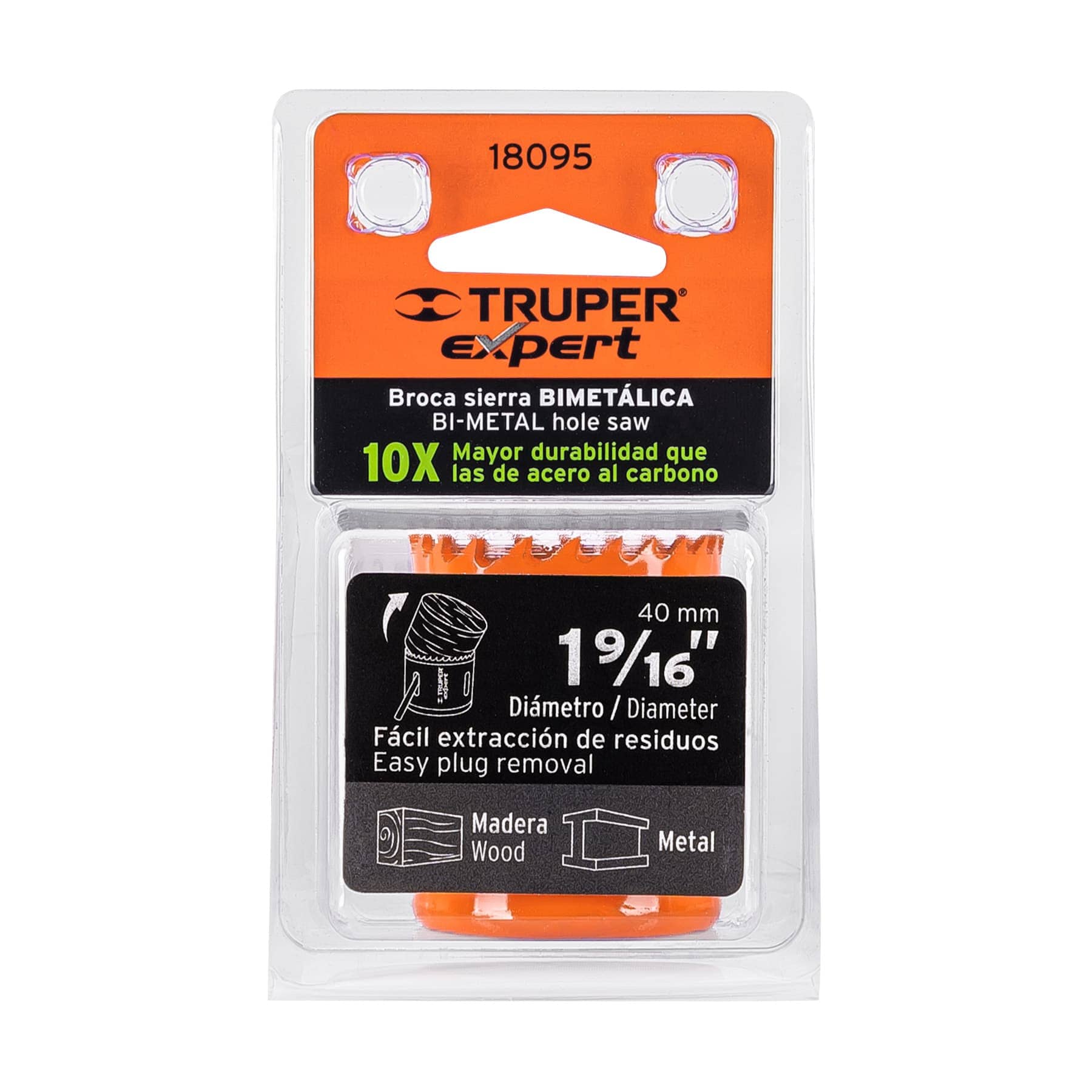 Sierra copa para metal 1-9-16" Truper