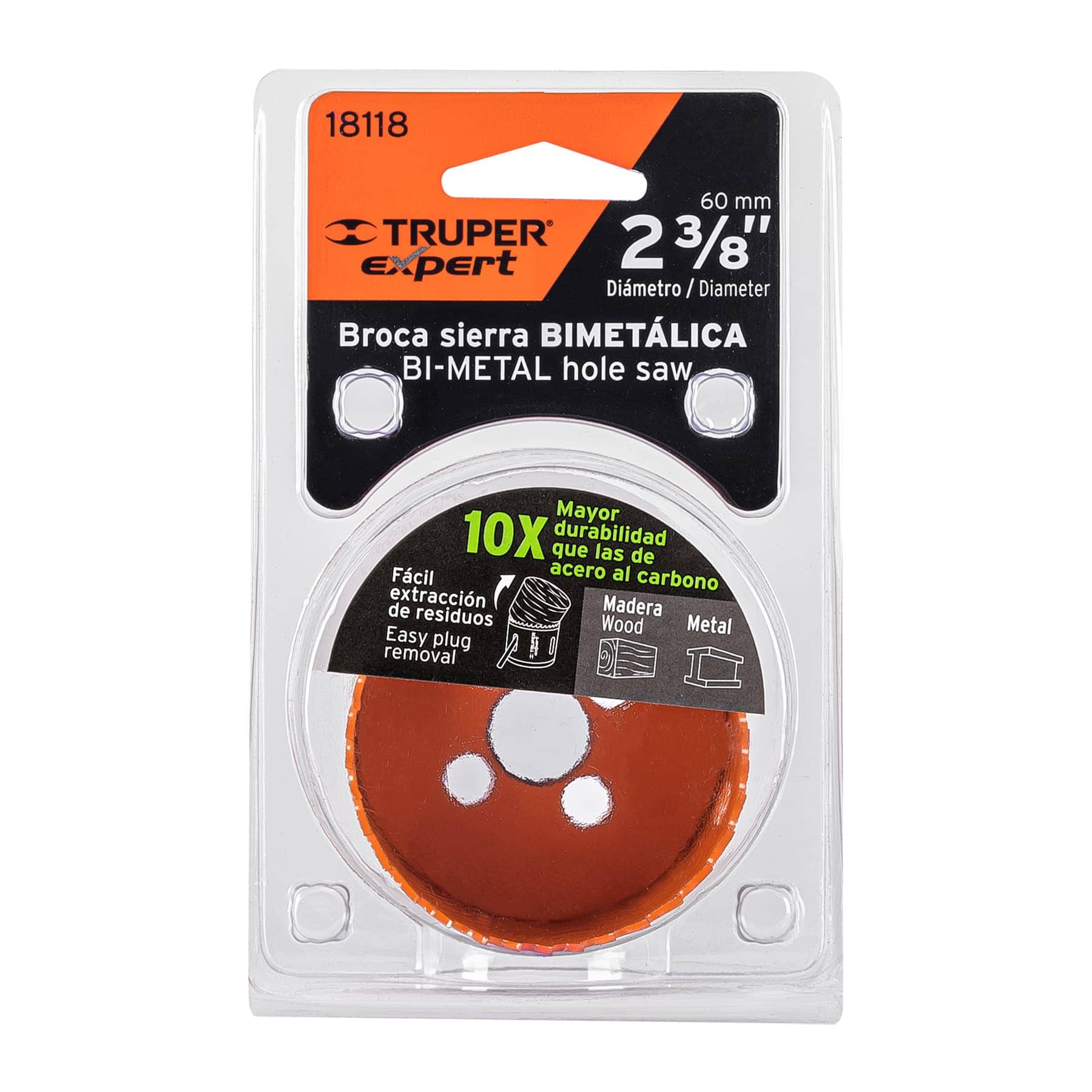 Sierra copa para metal 2-3/8" Truper