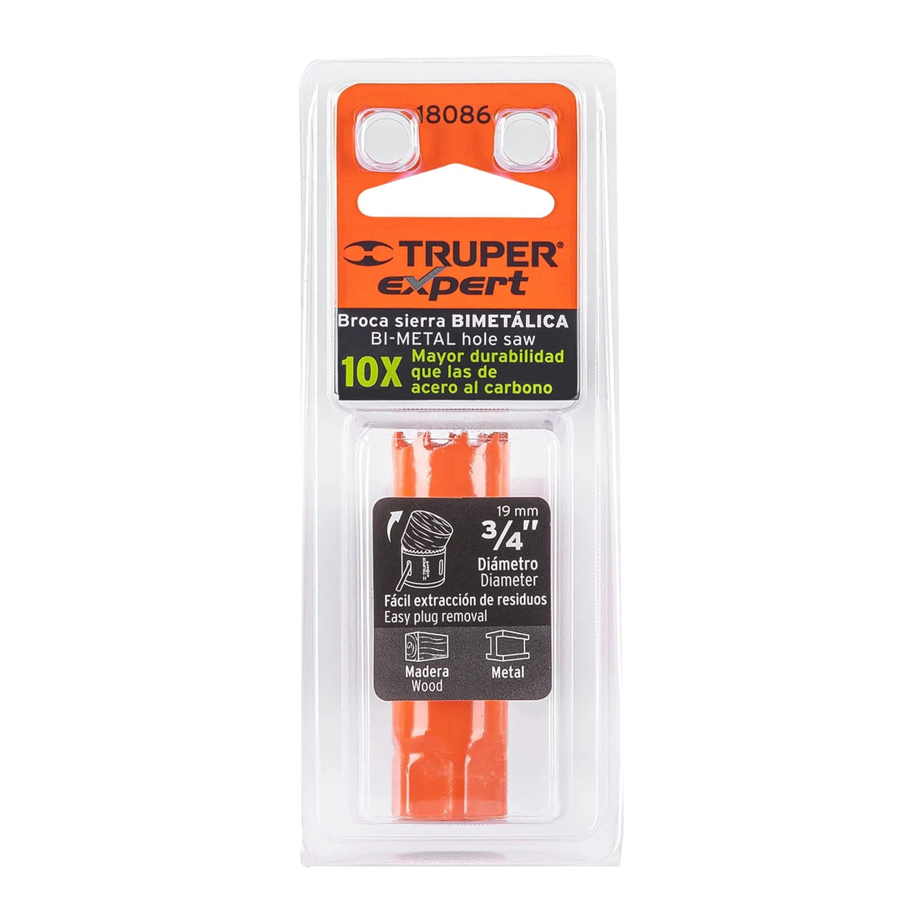 Sierra copa para metal 3/4" Truper