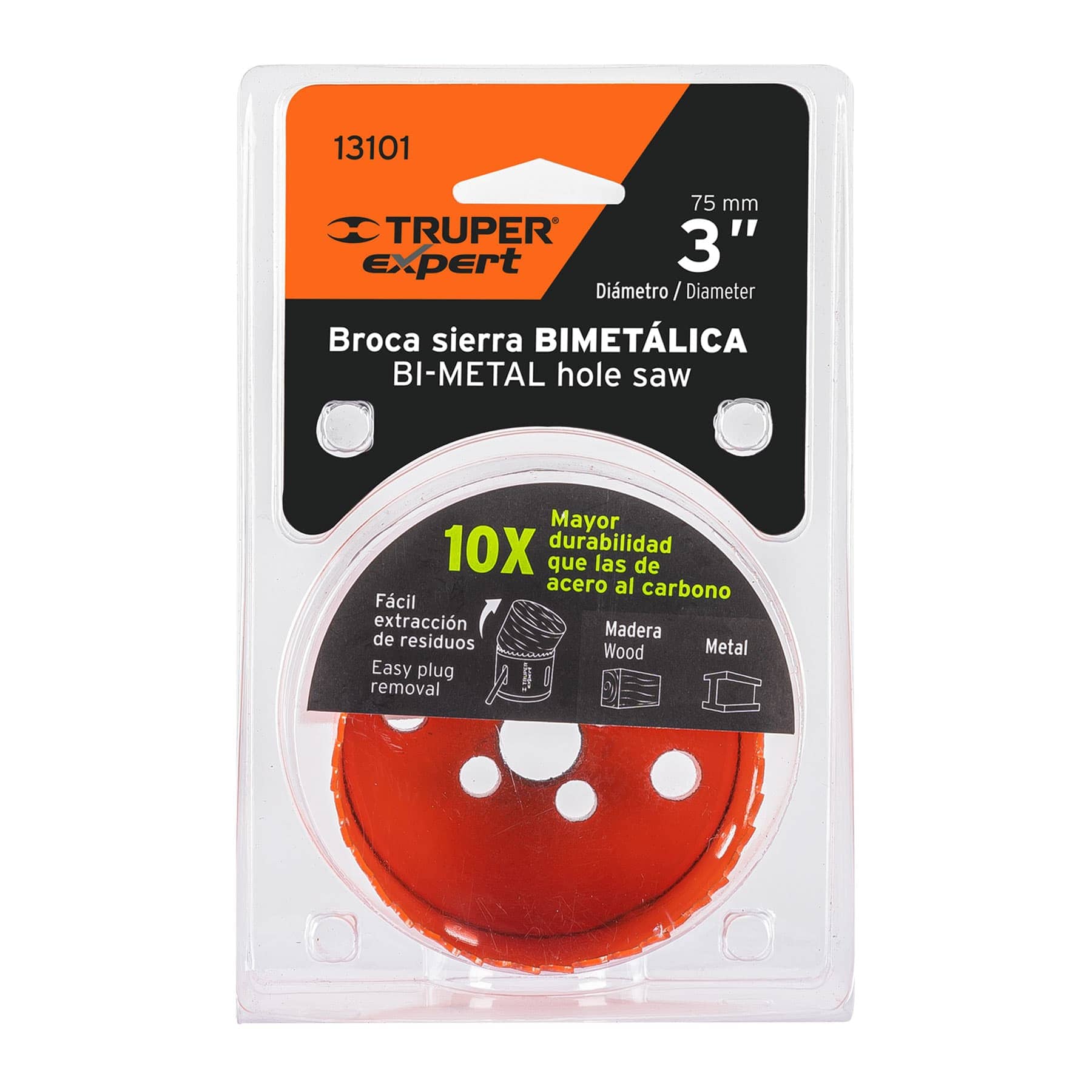 Sierra copa para metal 3" Truper
