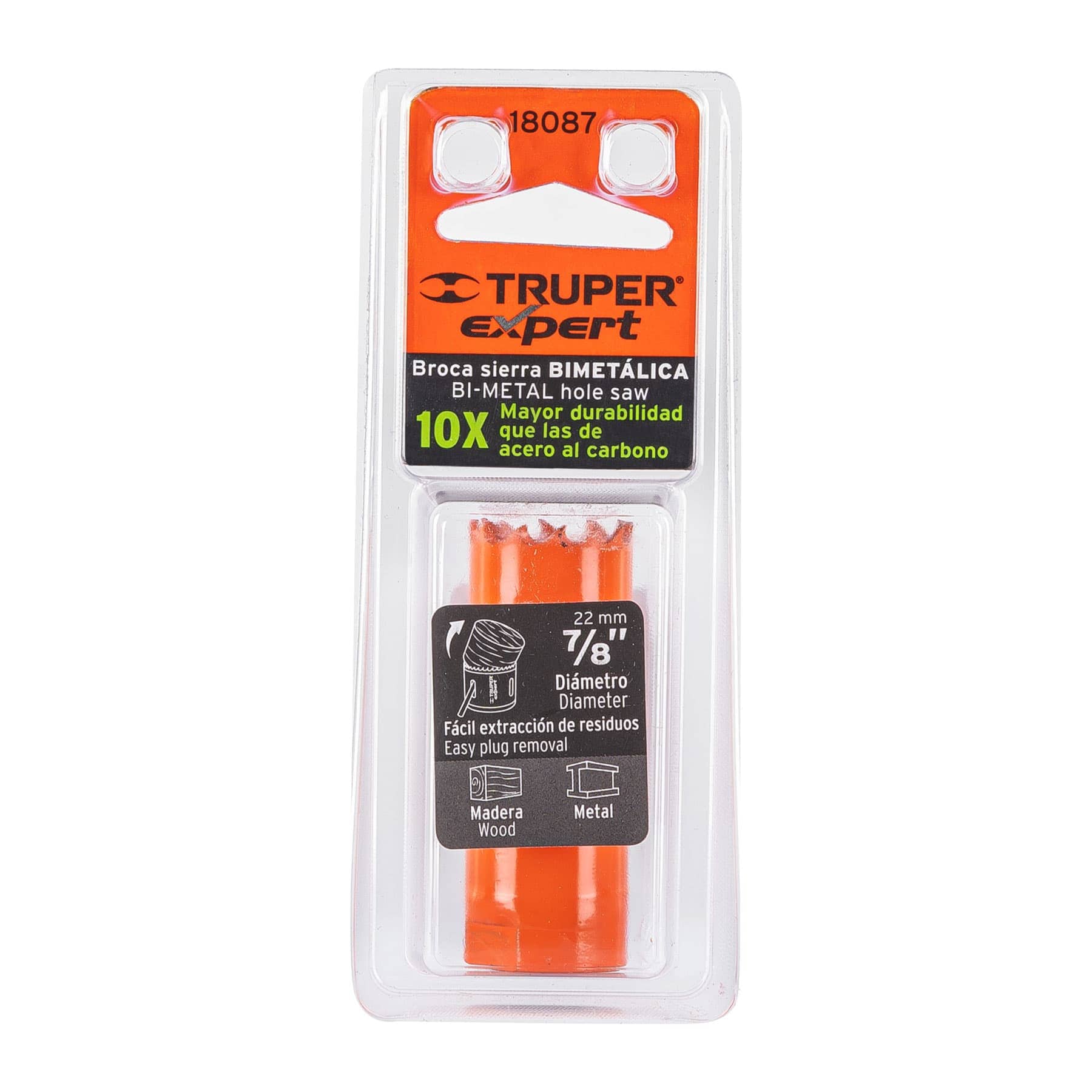 Sierra copa para metal 7/8" Truper