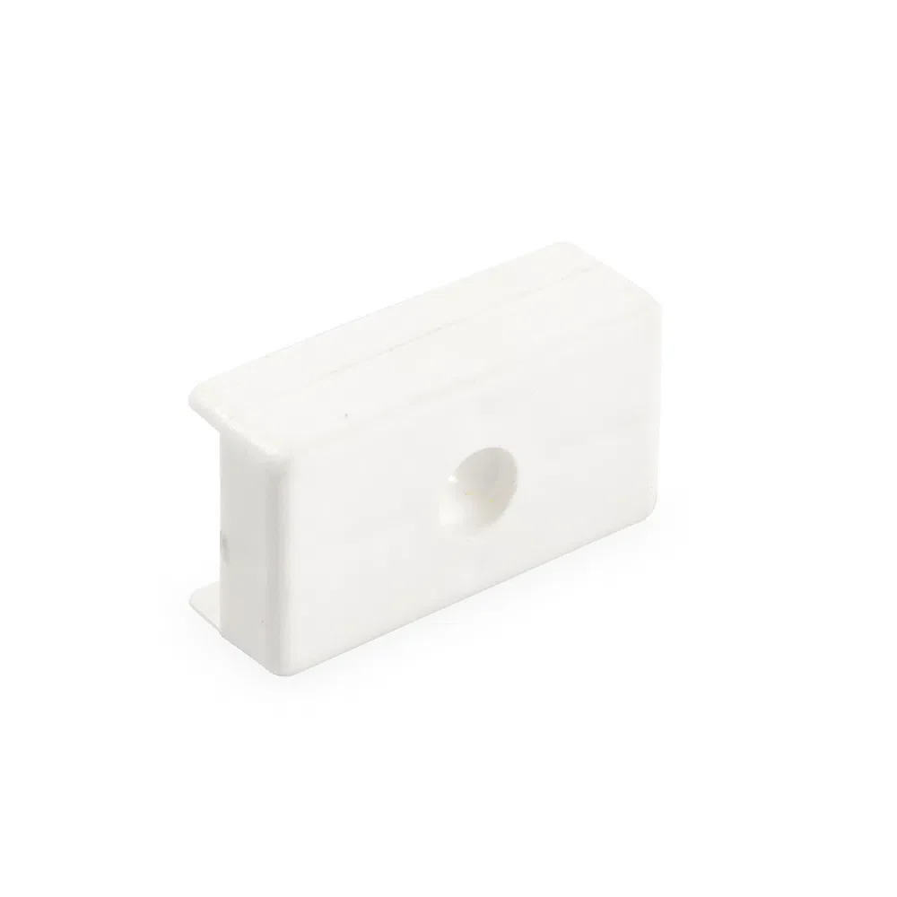 Soporte deslizador para melamina blanco 18mm x 100 unidades