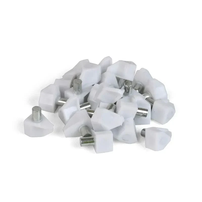 Soporte metal plastico blanco x 100 unidades
