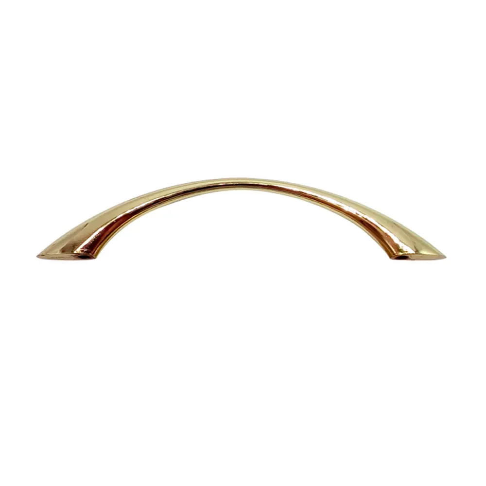 Tirador de plastico ovalado grande bronceado