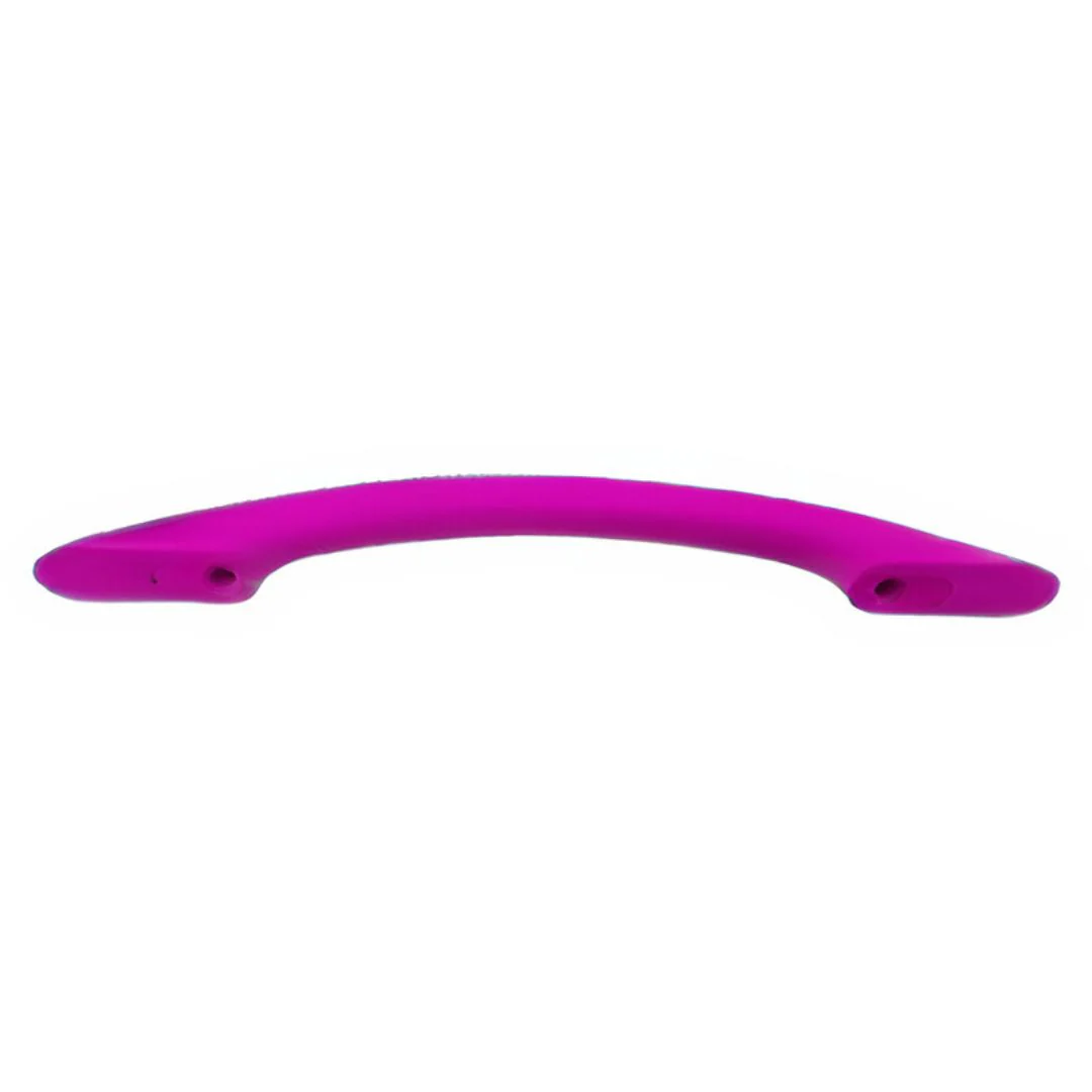 Tirador de plastico ovalado pequeño fucsia