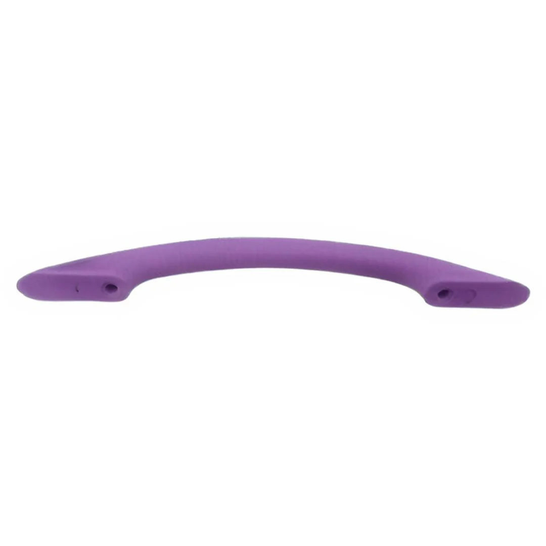 Tirador de plastico ovalado pequeño lila