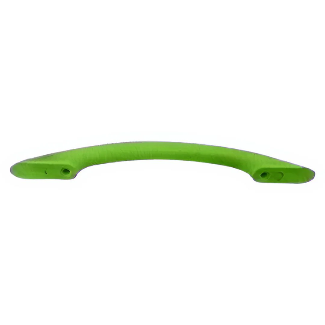 Tirador de plastico ovalado pequeño verde limon