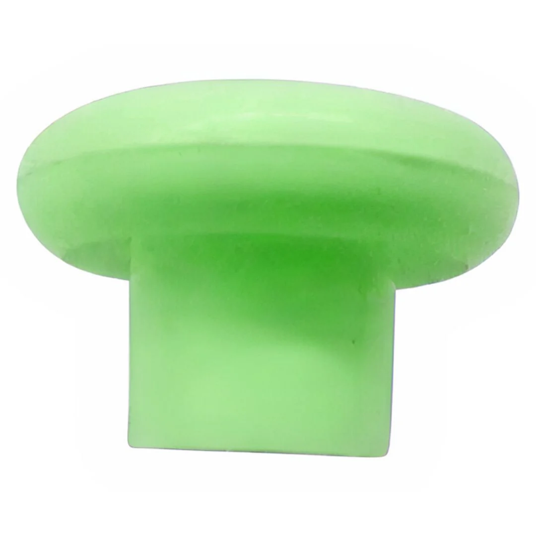 Tirador de plastico perilla grande verde limon